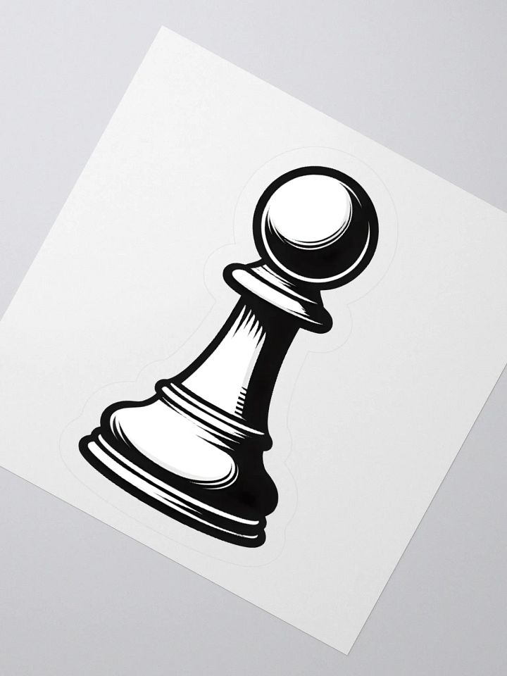 Classic Chess Pawn Piece sticker product image (2)