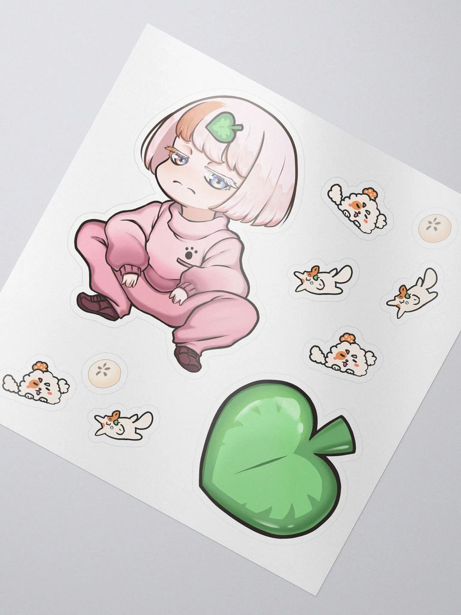 Squatting & Leaf Stickers product image (2)