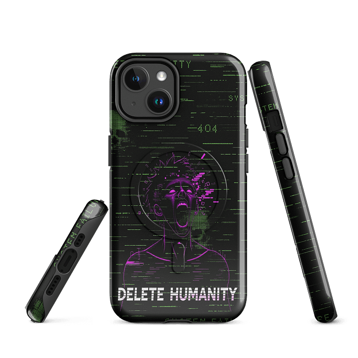 Delete Humanity iPhone Case product image (1)