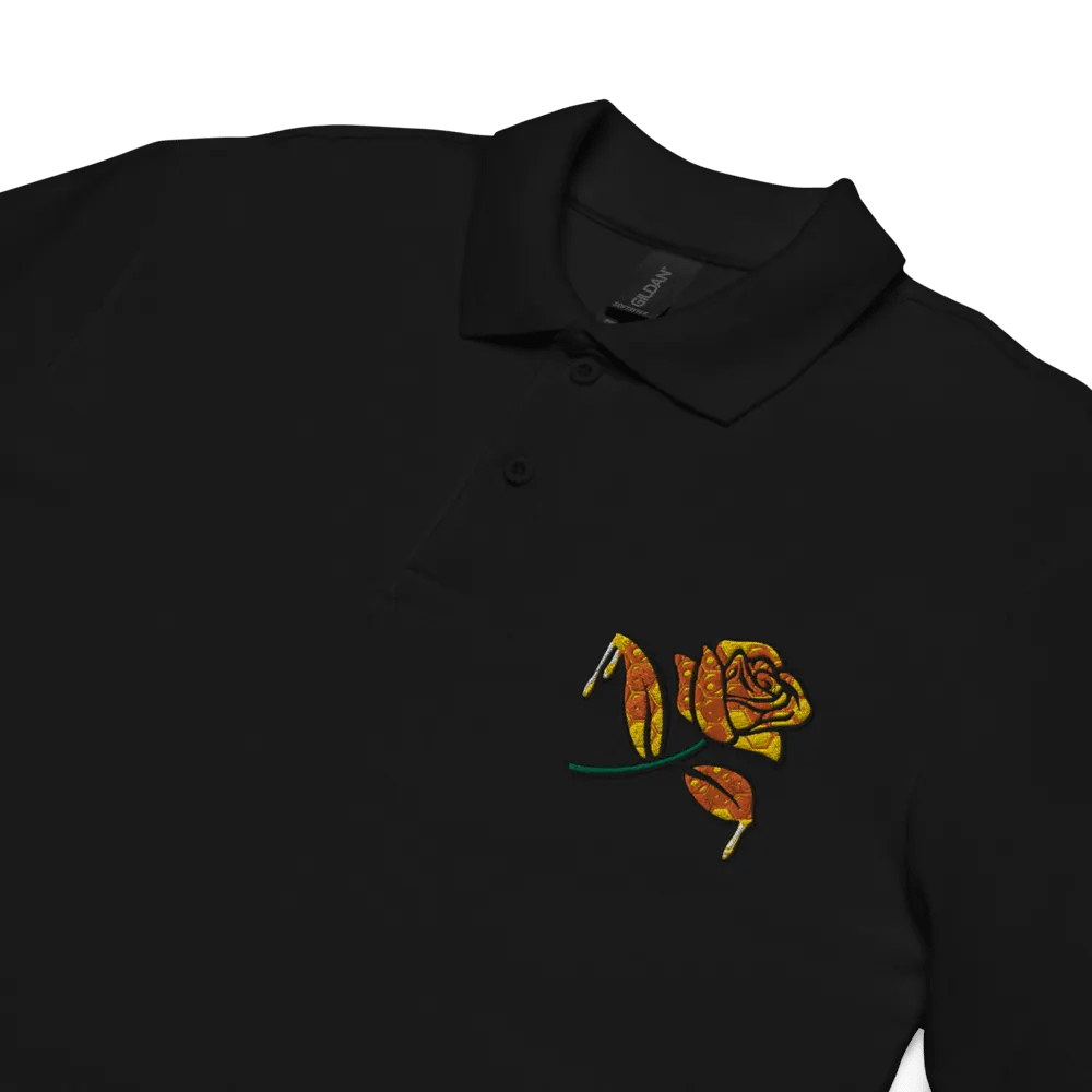 UNISEX HOT BOX FAM JFLOW ROSE DRIP EMOTE POLO product image (10)