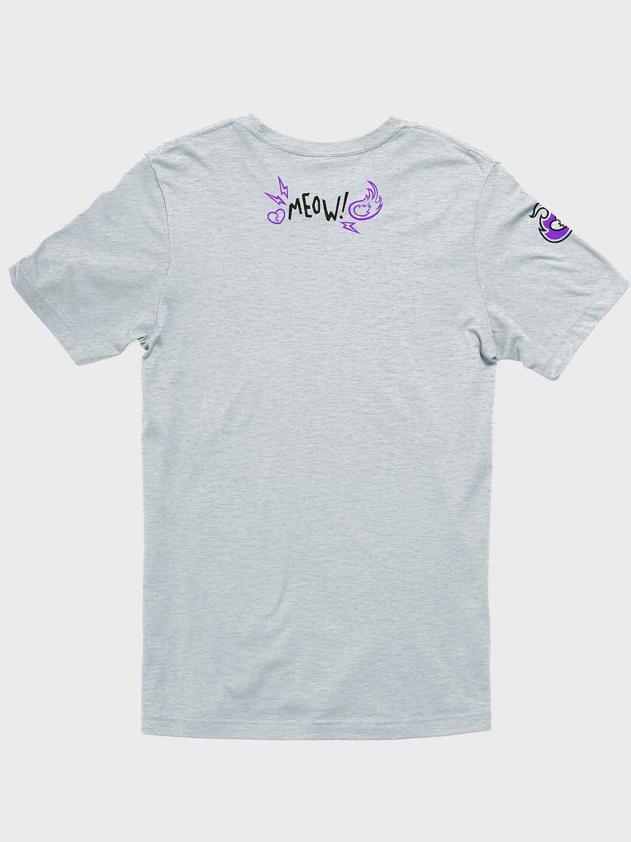 Heartbreaker Virtual Meow // T-Shirt - Purple - Light Mode product image (2)