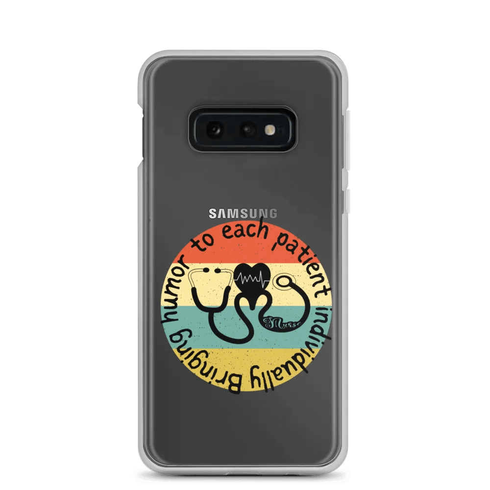 Bringing humor to each patient individually Clear Samsung® Case product image (3)