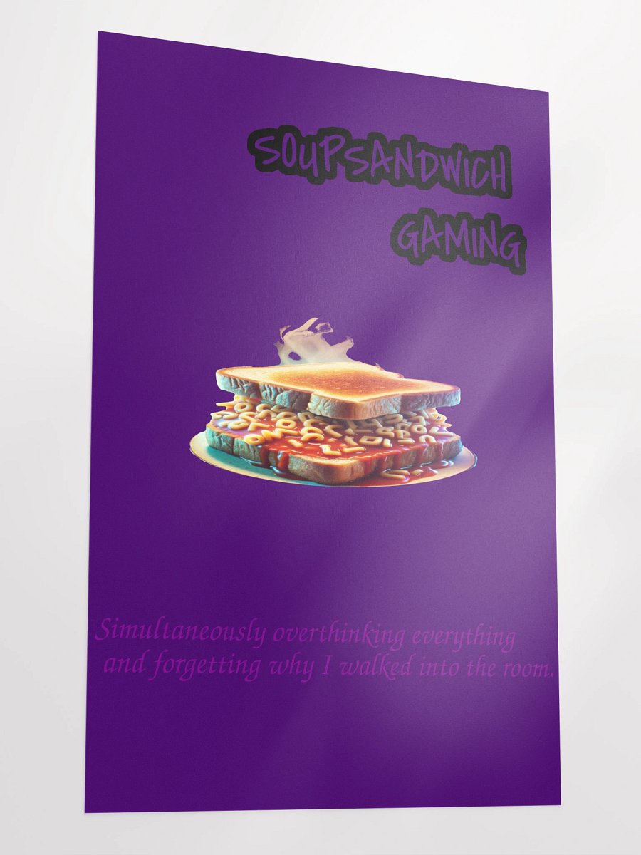 Overthinking SoupSandwich Poster product image (3)