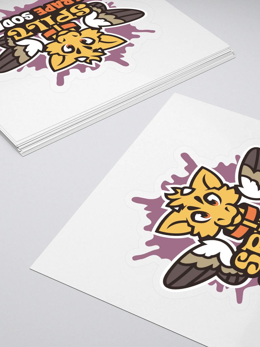 SpiltGrapeSoda Logo Sticker product image (4)