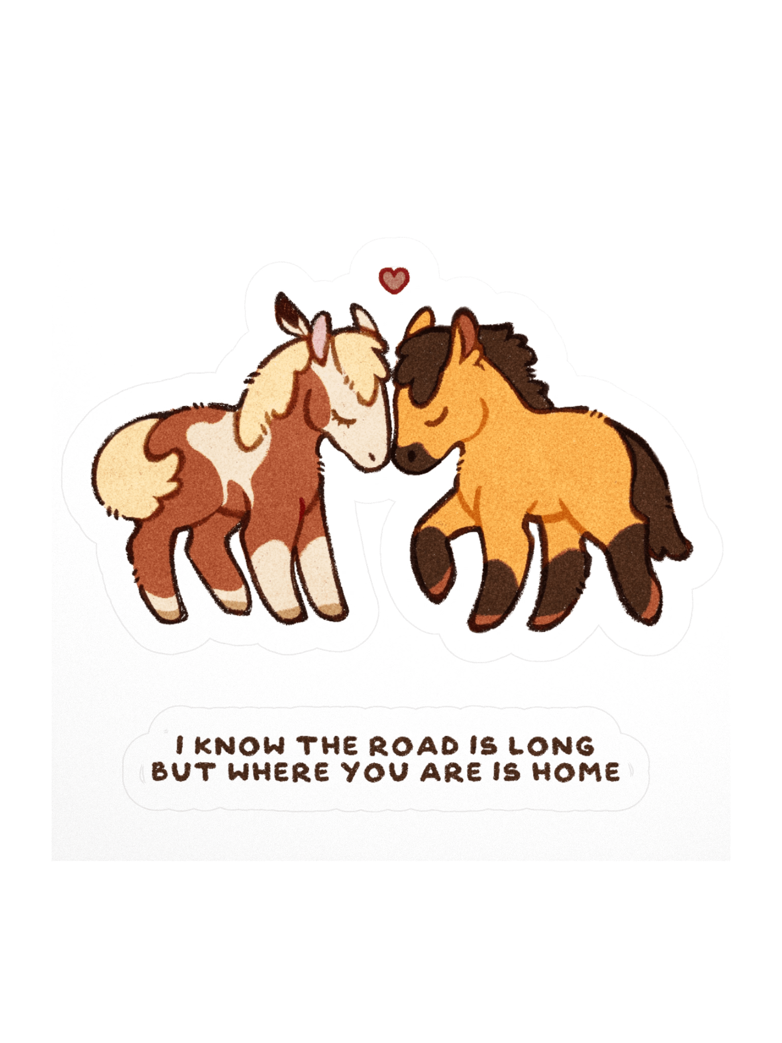 Home ♥ | Kiss-cut sticker product image (1)
