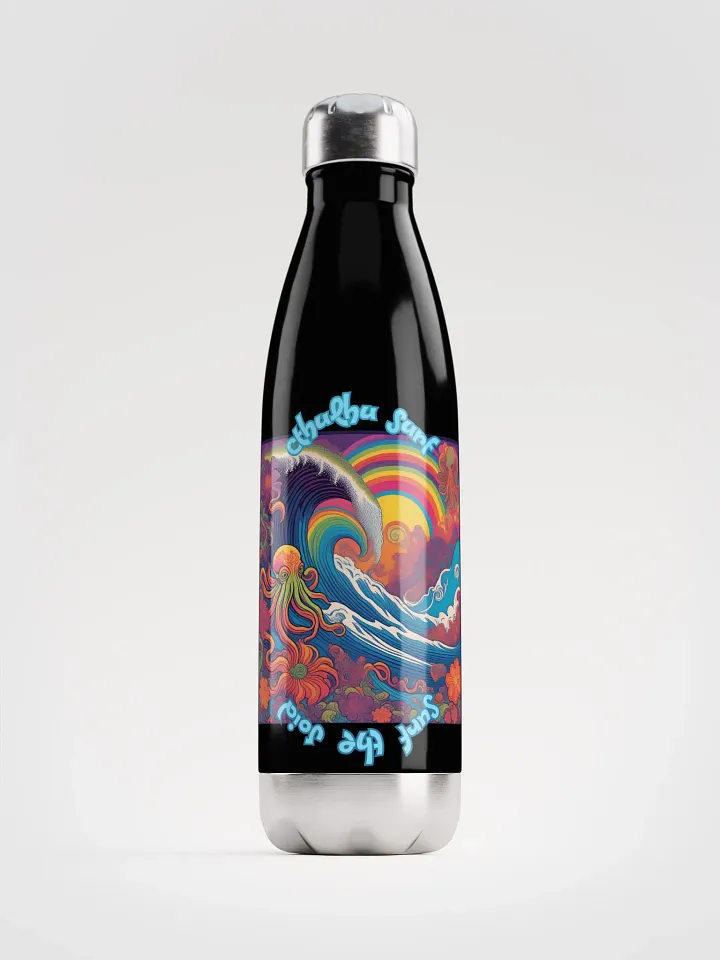 Stainless Steel 17oz Water bottle - choose Black or White 03a product image (1)