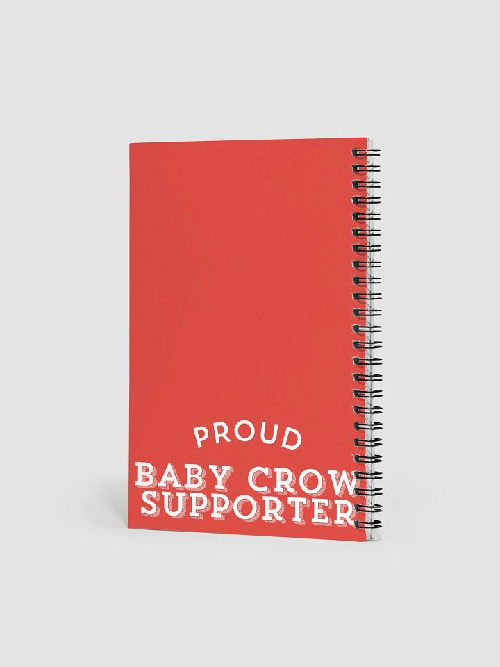 Proud Baby Crow Supporter Notebook product image (2)