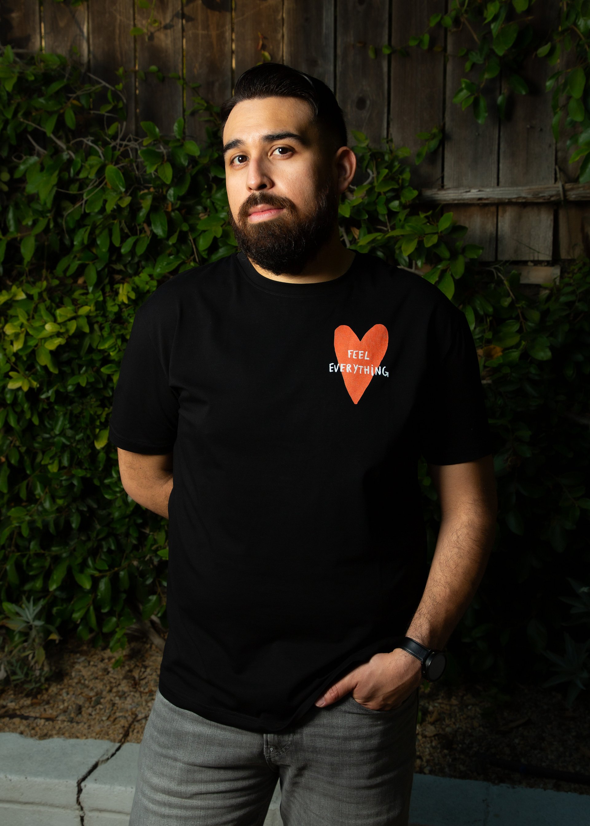 Feel Everything Black Tee product image (6)