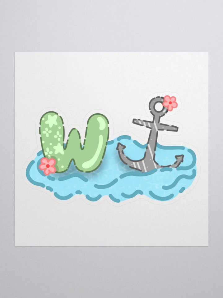 W + Anchor Sticker product image (3)