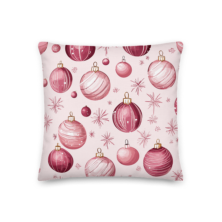 Pink Baubles Cushion product image (3)