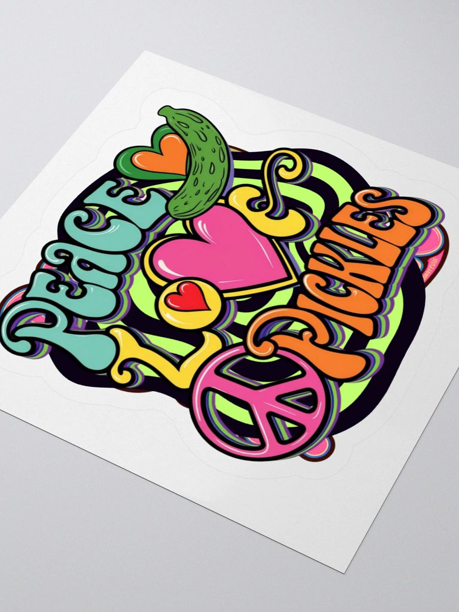 Peace, Love, and Pickles Sticker Set product image (7)