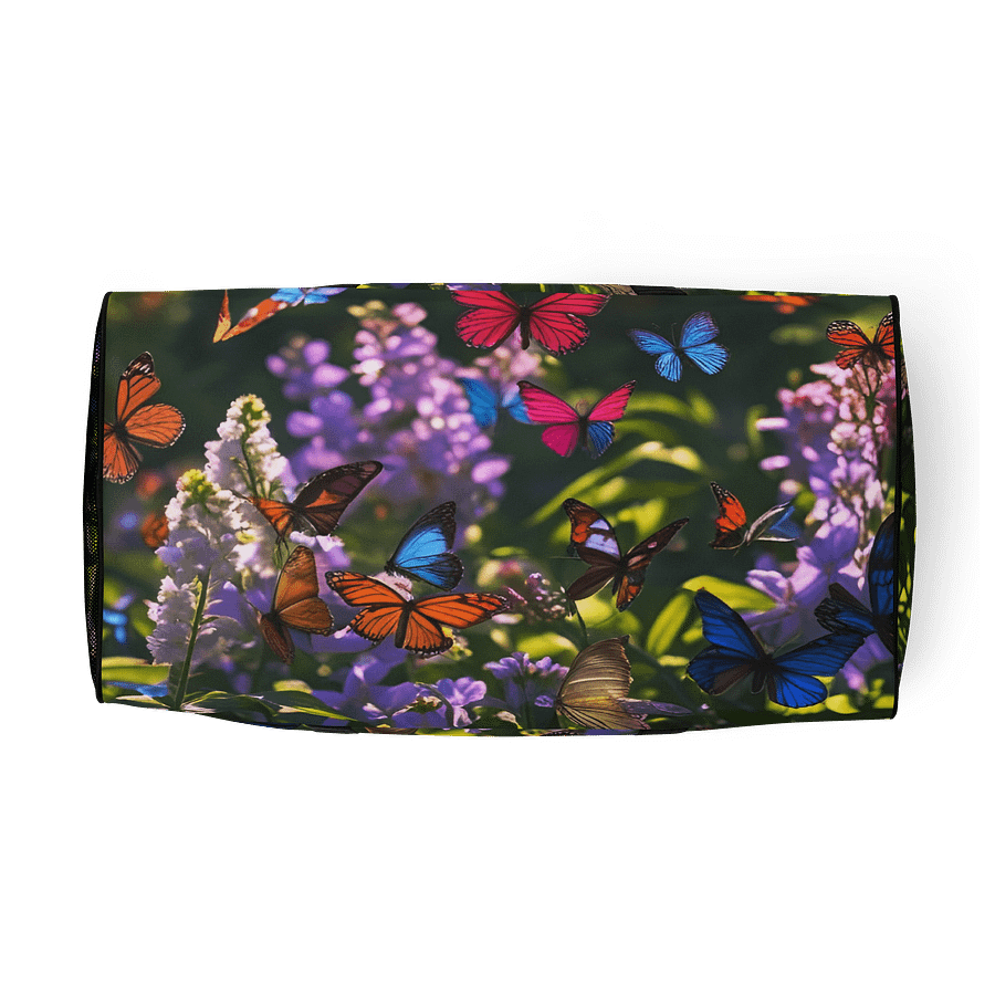 Butterfly Haven All-Over Print Duffle Bag product image (5)