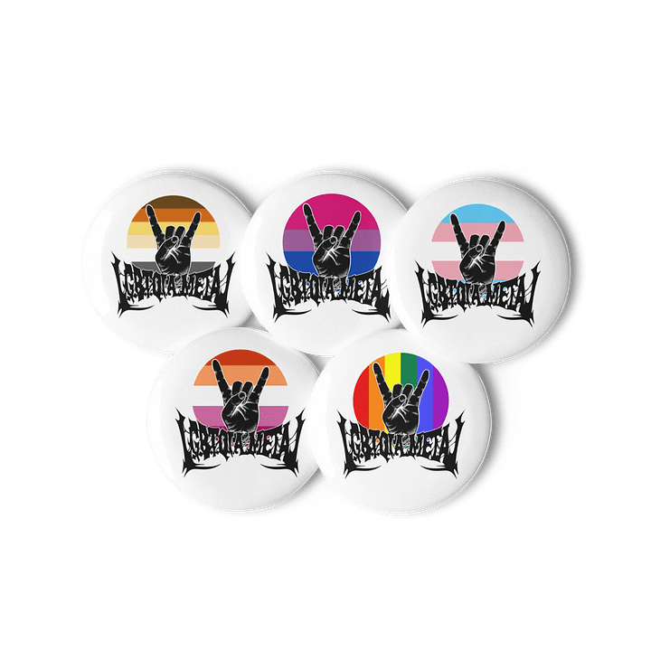 LGBTQIA Rainbow Metal Pins product image (2)