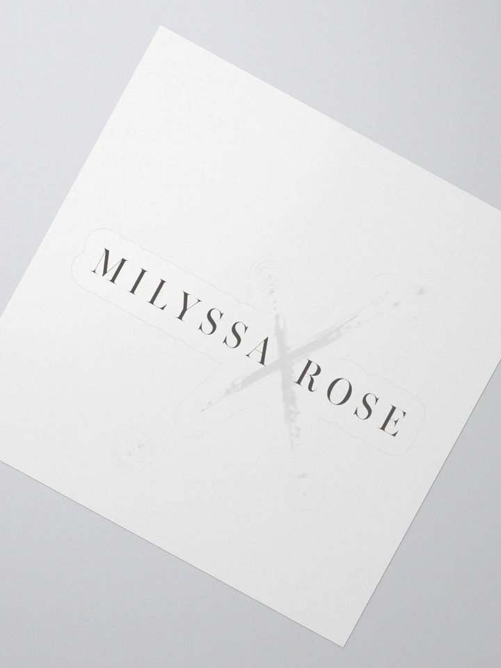 Official Milyssa Rose Logo Sticker product image (5)