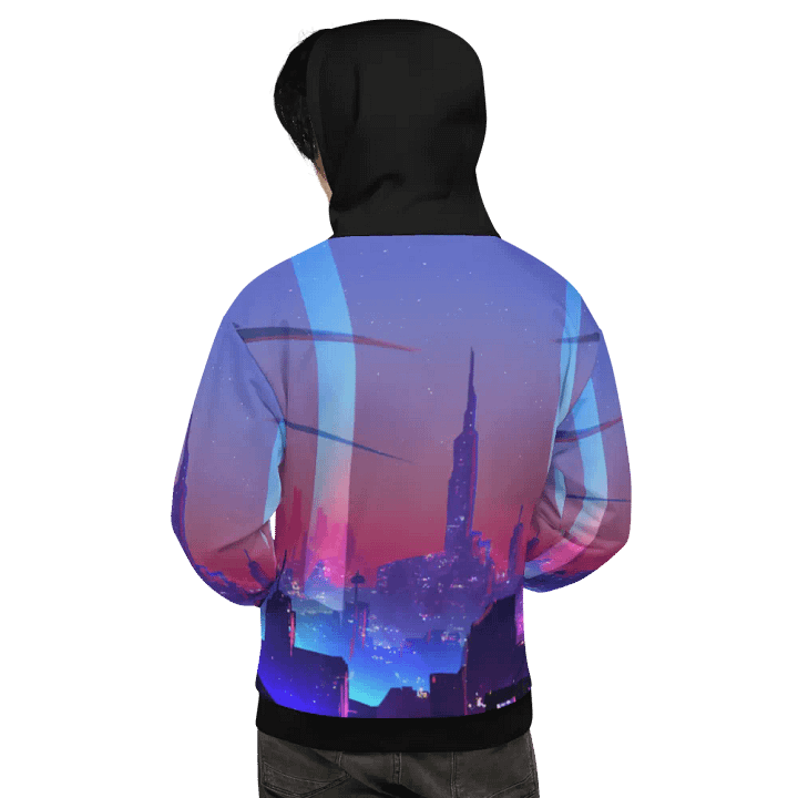 Broken Cyber Joker & Night City Hoodie product image (1)