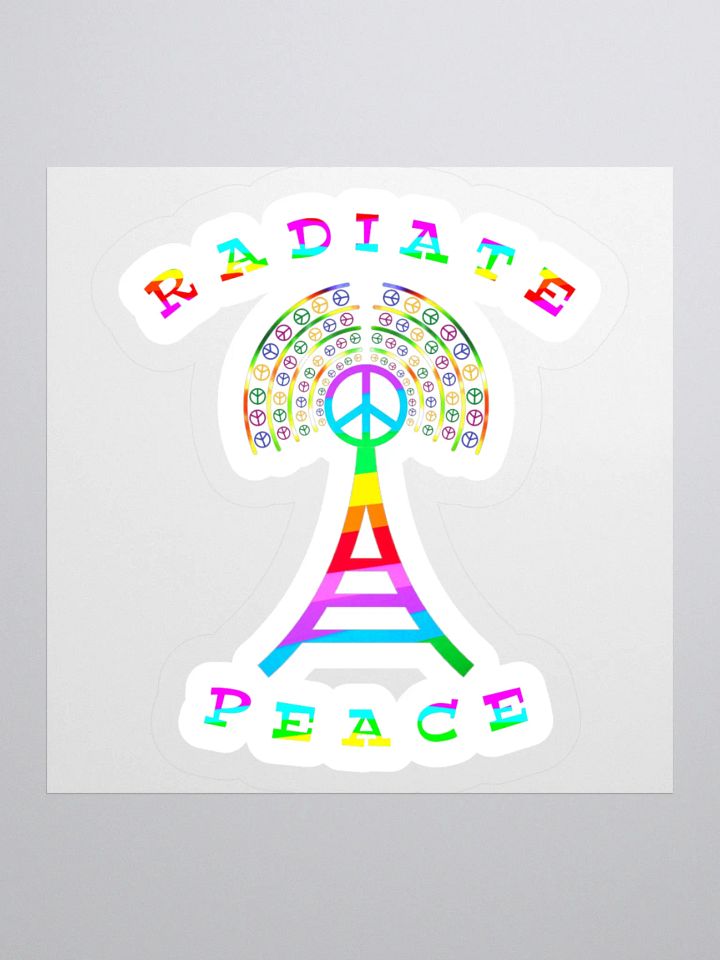 Radiate Peace Sticker product image (1)