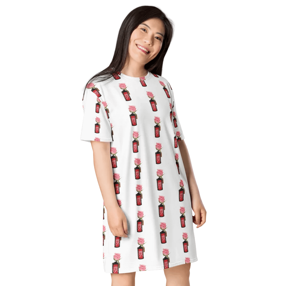 Cinestill Rose Oversize Shirt Dress product image (4)