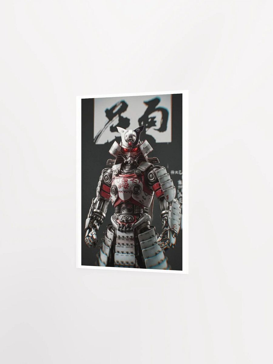 Cyber Samurai: Red Oni Warrior II Enhanced Matte Paper Poster product image (2)