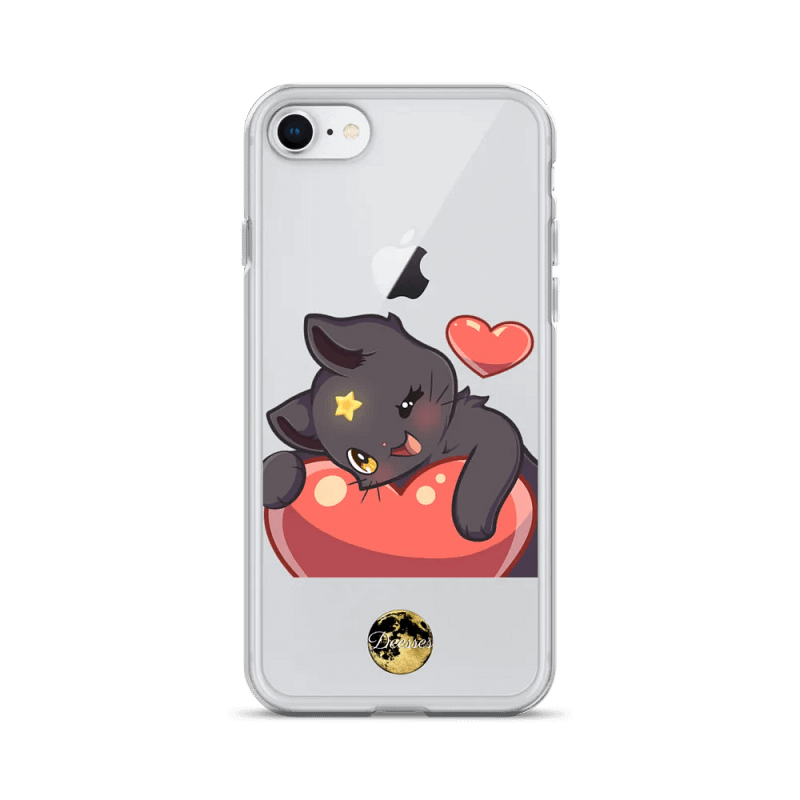 Starry Cat Love iPhone Case