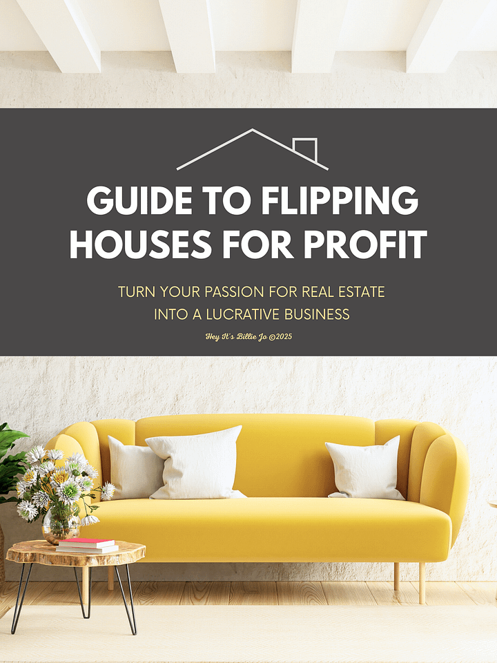 [BJ's Designs] Guide to Flipping Houses for Profit product image (2)