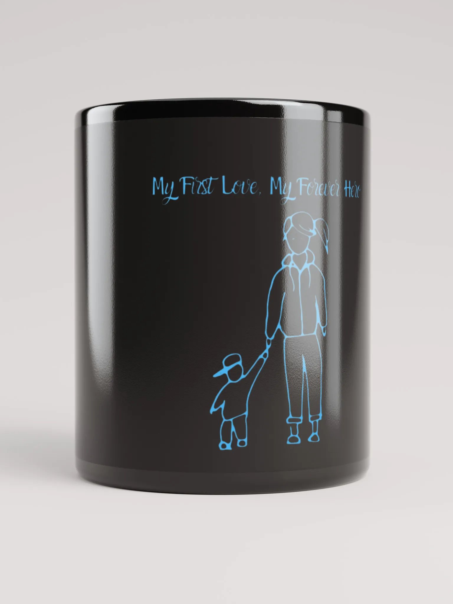 Kiddie Speak Black Glossy Mug product image (1)