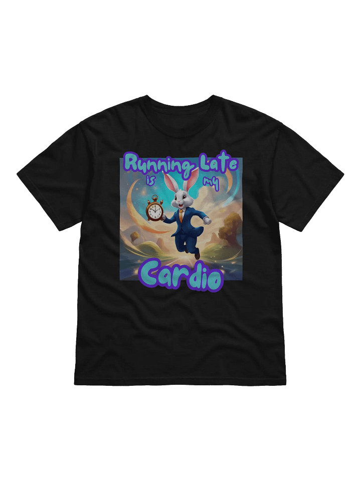 Running Late Rabbit Graphic Tee product image (1)