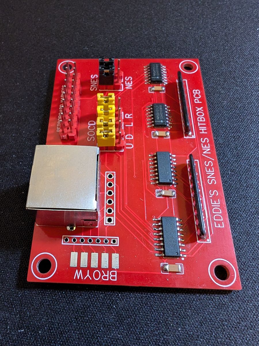 Eddie's SNES Retro Board PCB (RED) product image (4)