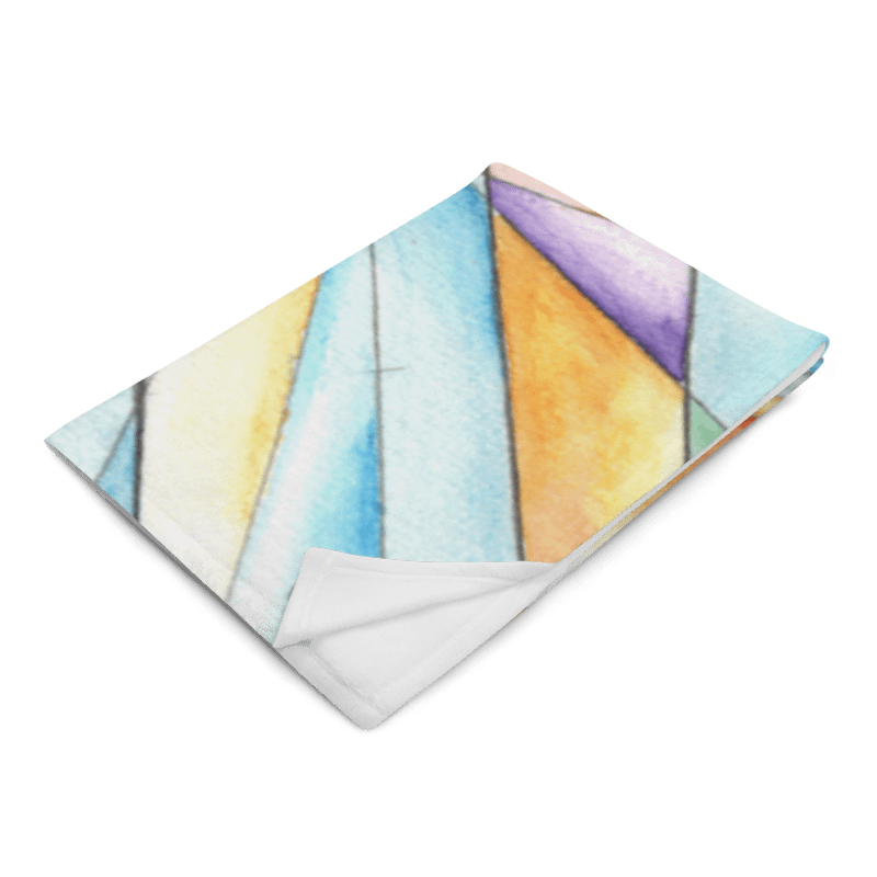 Circles to Circles #3 - Stereographic Projection Mathematical Art Blanket product image (3)