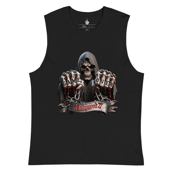 Game Over Gothic Muscle Tank product image (3)