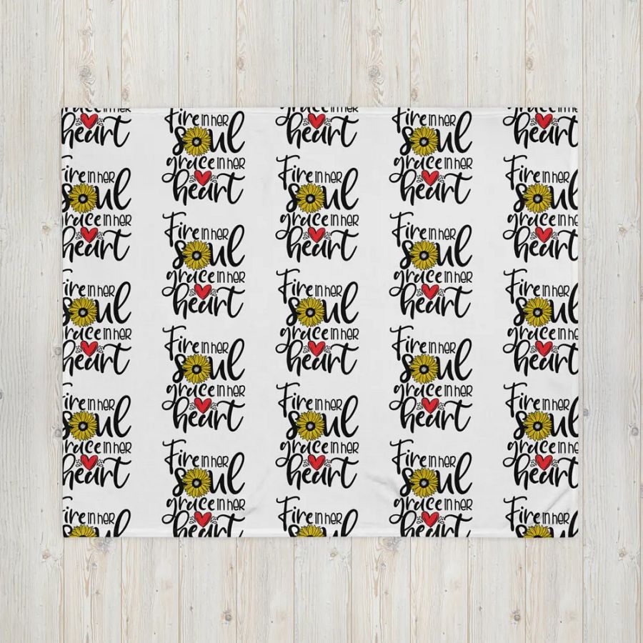 Fire In Her Soul Blanket product image (4)