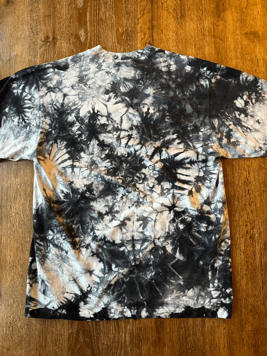 Nice. Embroidered Tie Dye Tee (Black/White) product image (4)