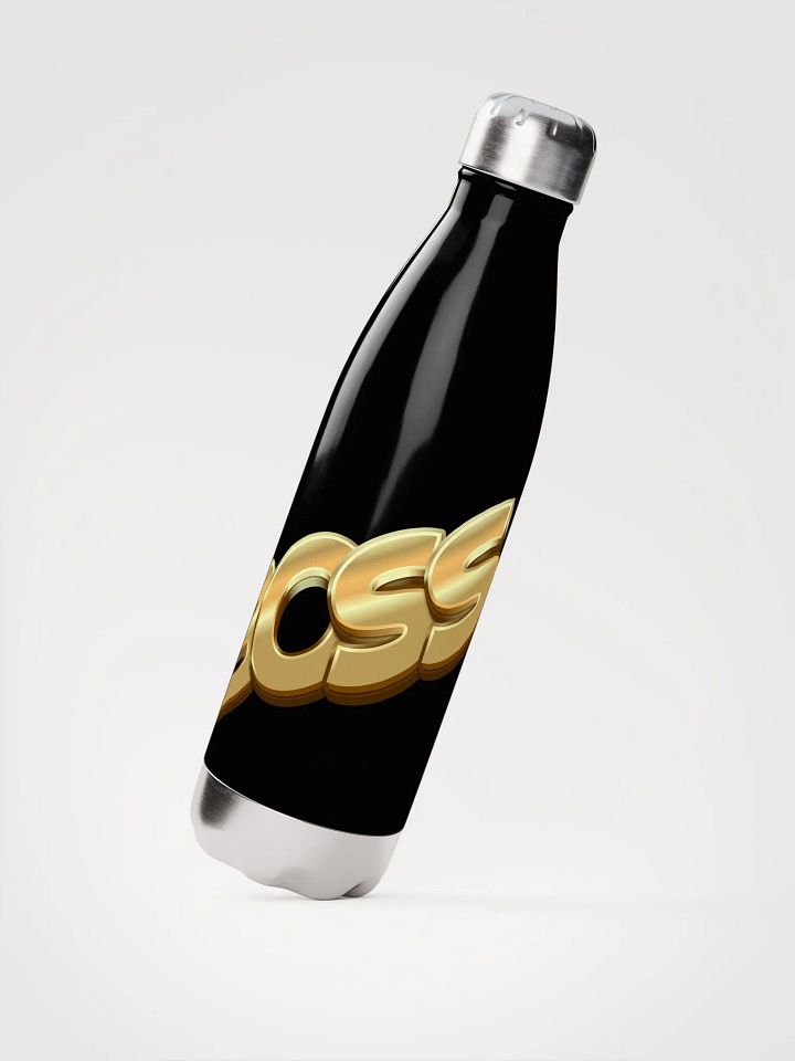 Golden 3D BCSS Stainless Steel Water Bottle product image (2)
