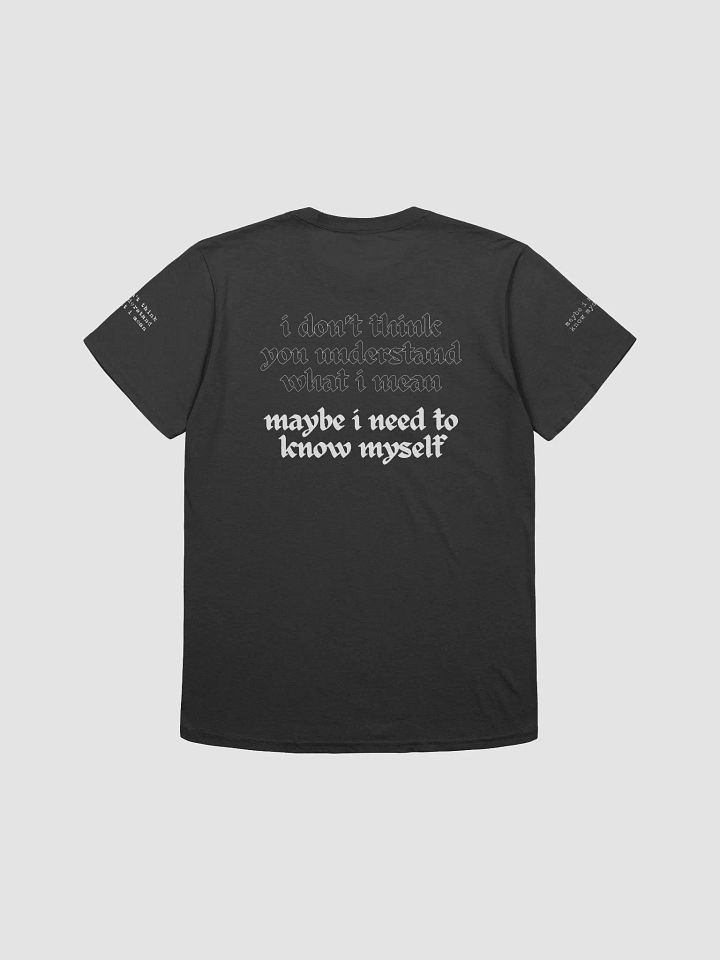 i don't think you understand what i mean, maybe i need to know myself T-Shirt product image (2)