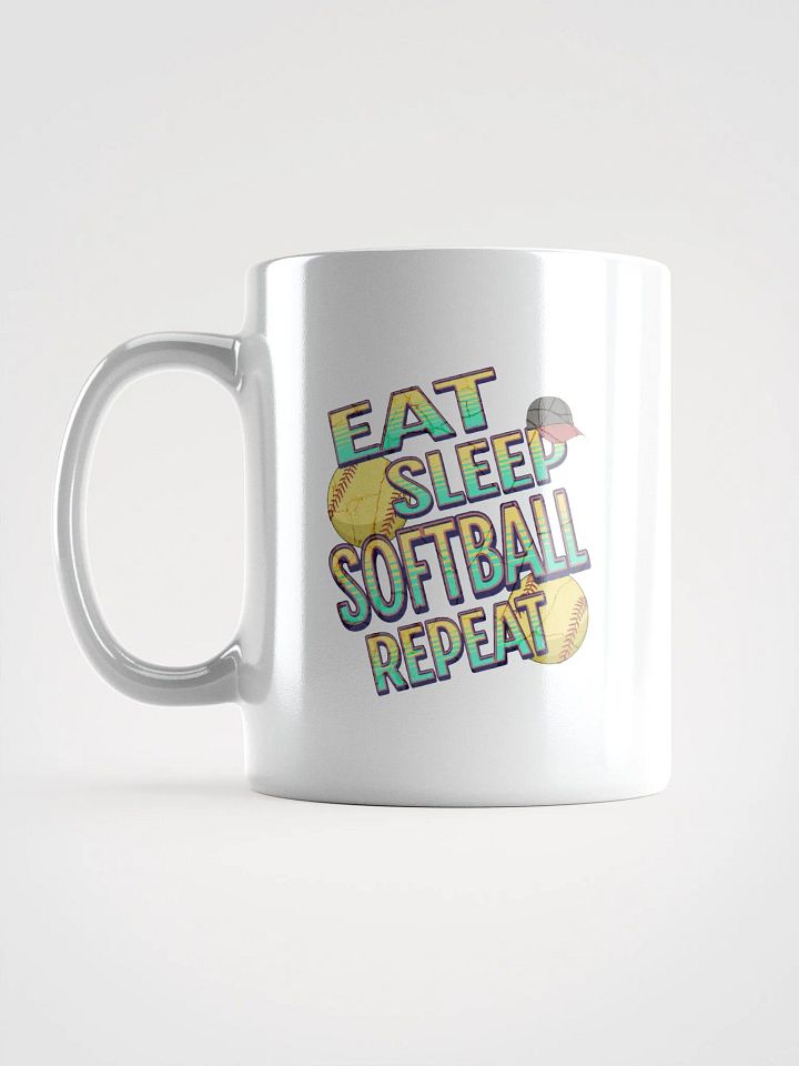 Eat Sleep Softball Repeat Lover's Dream Mug product image (1)