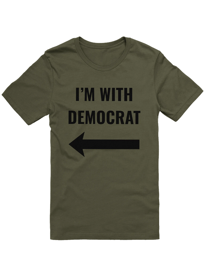 I'm with Democrat T-Shirt product image (1)