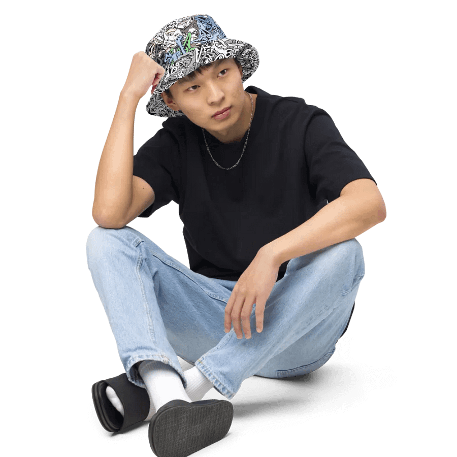 Jorgy Roger BW/Pastel Bucket Hat product image (5)