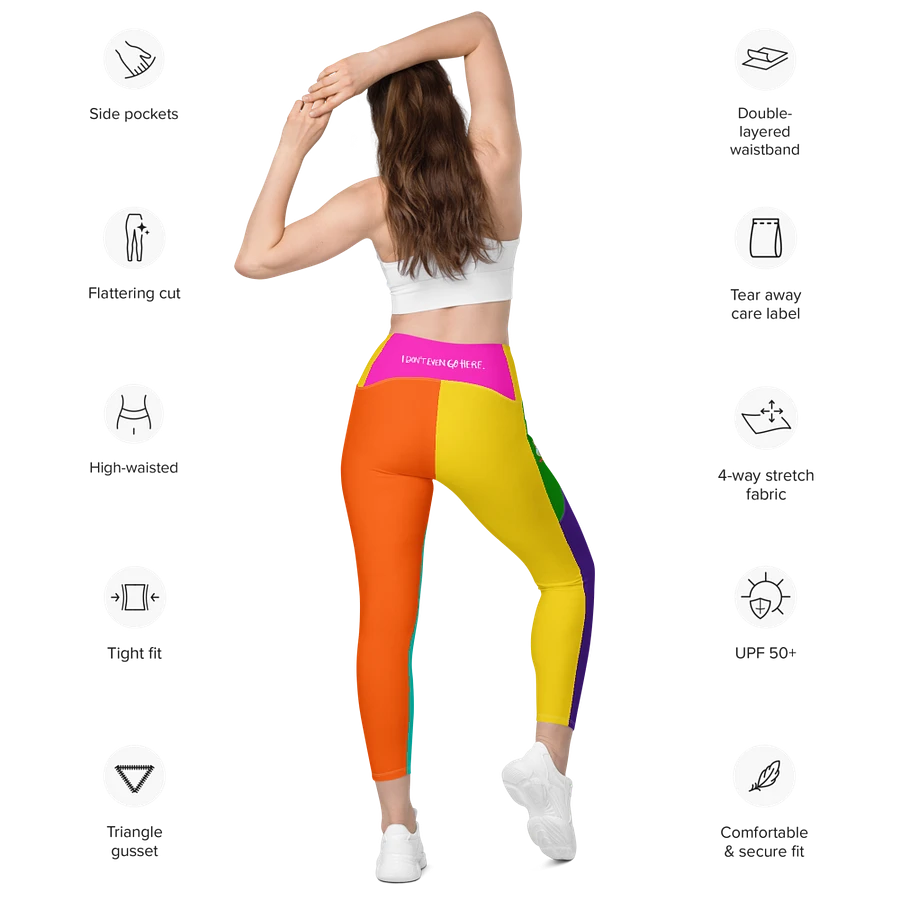 School of Chaos Colourblock Leggings product image (14)