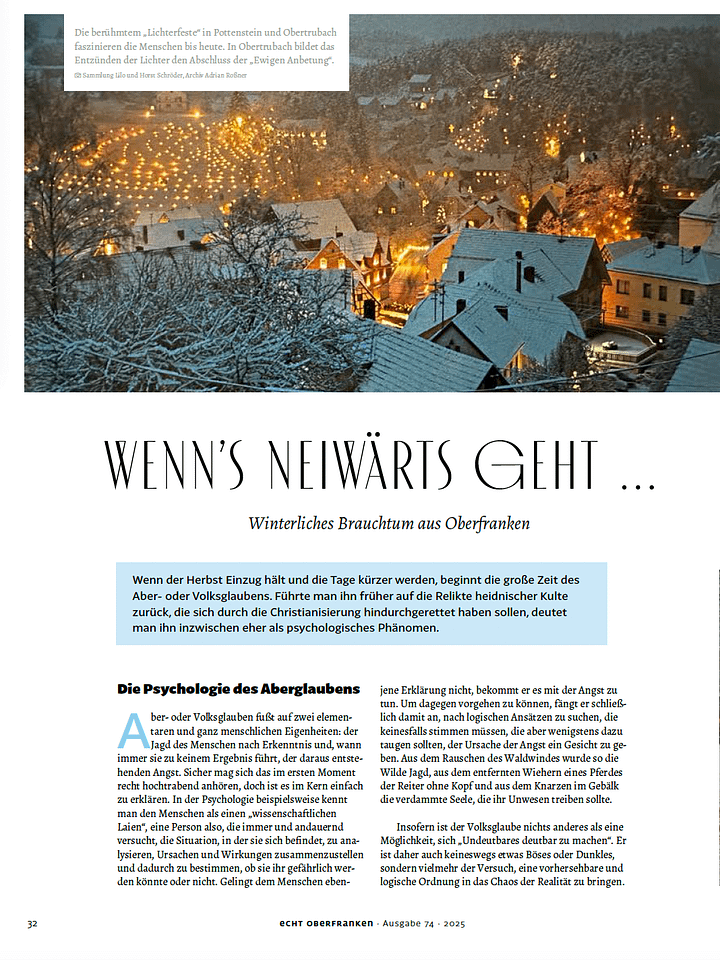 Wenns neiwärts geht - Winterliches Brauchtum in Oberfranken product image (1)