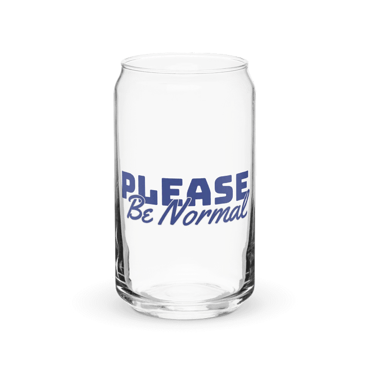 Please Be Normal Glass product image (2)