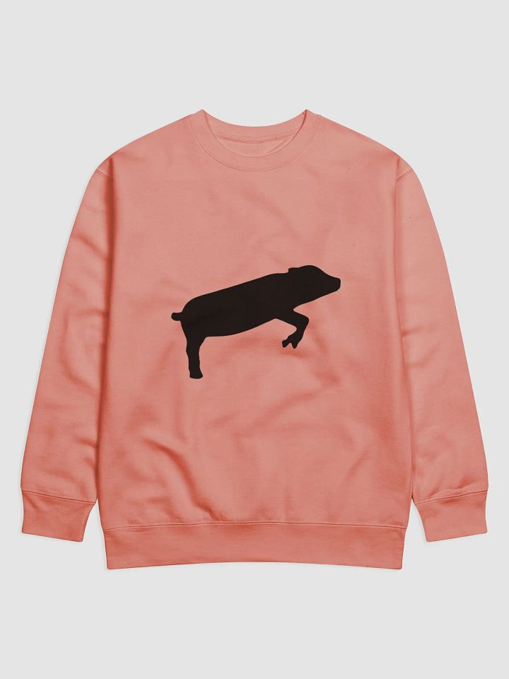 Leaping Pig BLACK (Cotton Heritage Premium Sweatshirt) product image (13)
