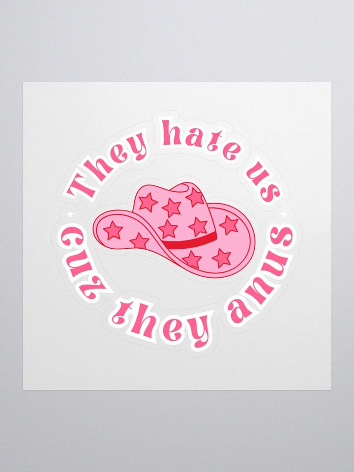 They hate us Sticker product image (2)