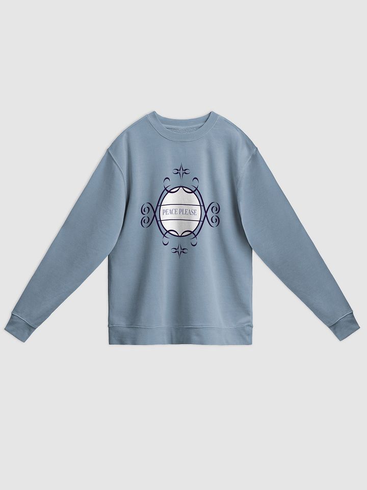peace please, Pigment Dyed Crew Sweatshirt product image (1)