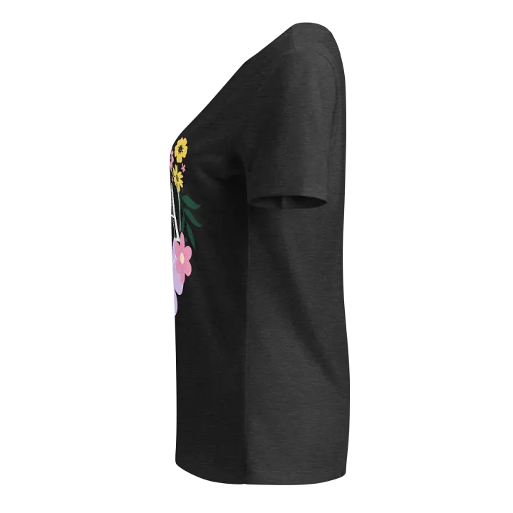 WIA Bloom Women's V-Neck T-Shirt product image (2)