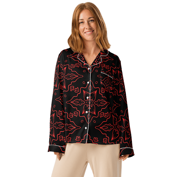 Glowing Floral Women's Pajama Top product image (2)