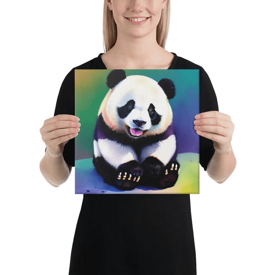 Cute Panda Digital Painting - v3 product image (2)
