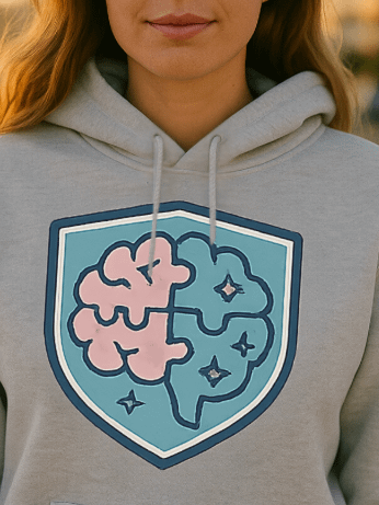 Neurodiverse Shield Unisex Hoodie product image (2)