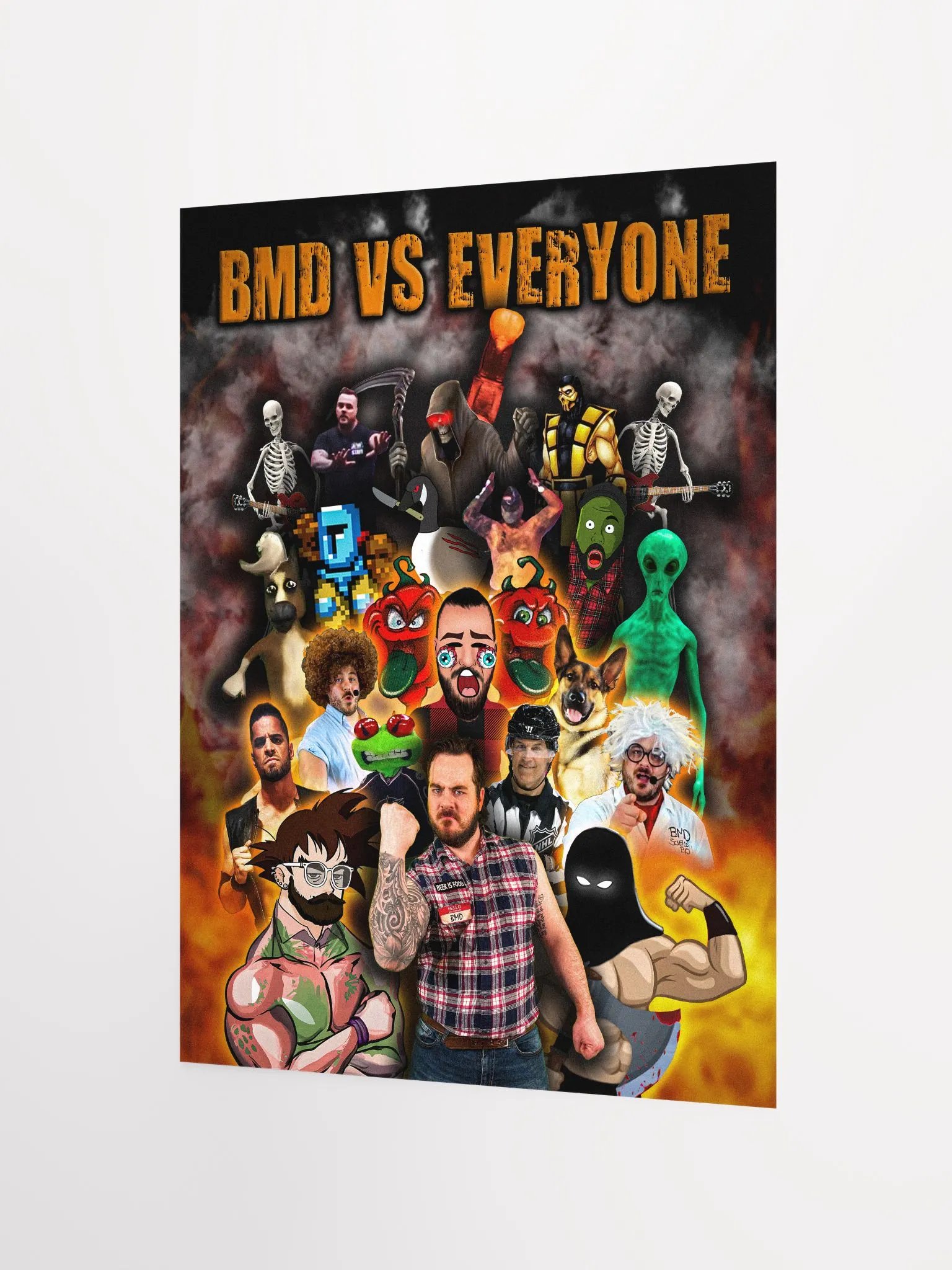 BMD vs EVERYONE Wrestling Poster product image (2)