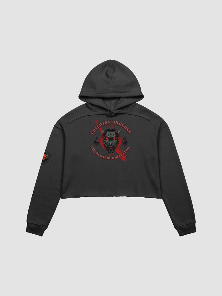 THE ONI BARBELL crop top hoodie product image (3)