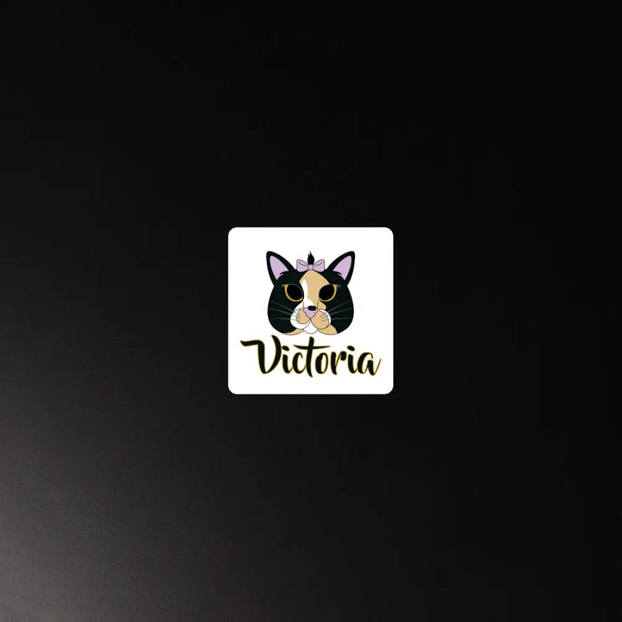 Victoria the Calico Cat Die-Cut Magnets product image (3)