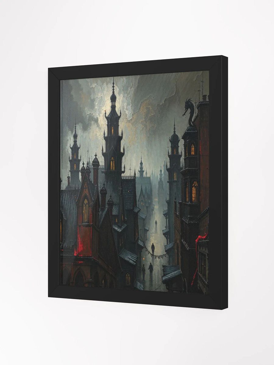 Gothic Cityscape Framed Print product image (18)